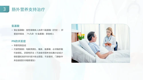 绿色商务风医疗健康危重患者营养支持和护理动态PPT全民营养周