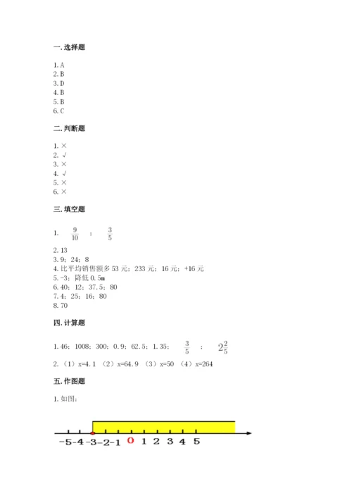 金秀瑶族自治县六年级下册数学期末测试卷学生专用.docx