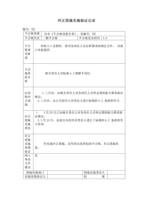 内审不合格报告.docx