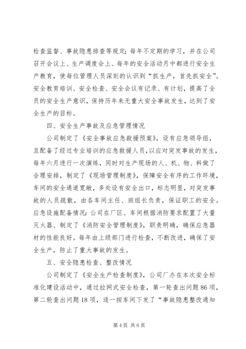 安全标准化自评报告 (4).docx