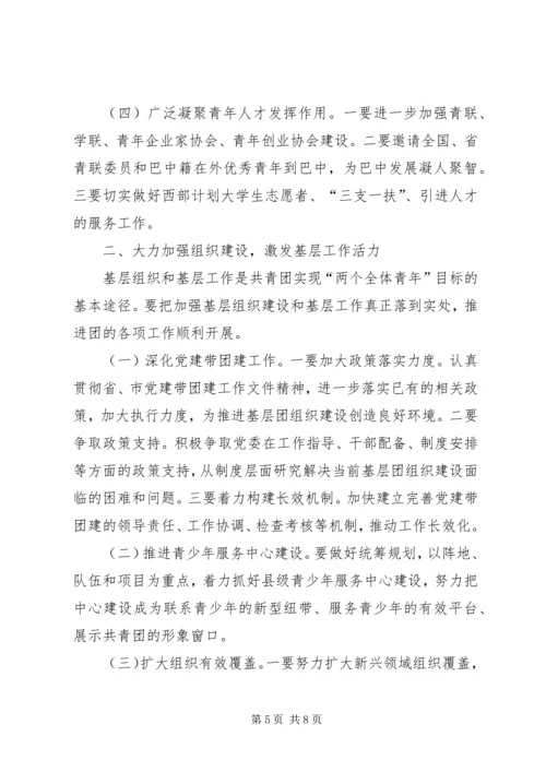 在团市委全委会上的工作报告 (3).docx