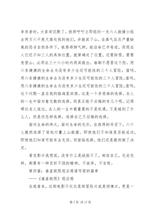 垂直极限观后感(精选多篇).docx