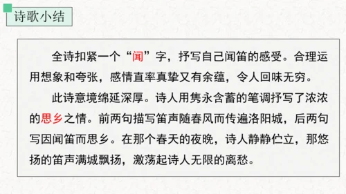 第三单元 课外古诗词诵读 春夜洛城闻笛 课件