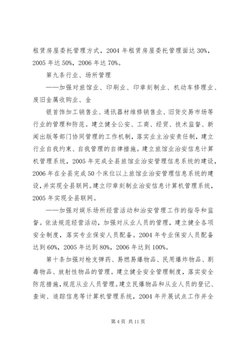 羊角沟乡社会治安防控体系建设规划 (4).docx