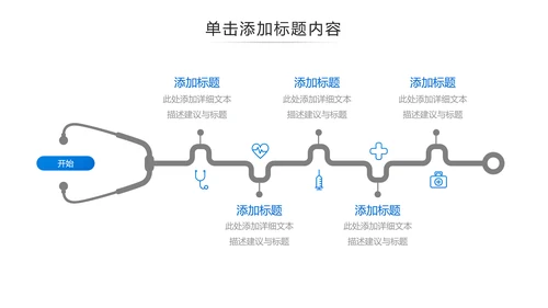 医药医疗医生医院工作汇报通用PPT模板