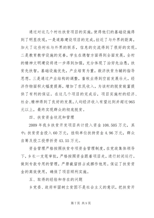 乡镇扶贫开发年终工作总结.docx