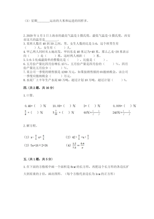 青岛版六年级数学下册期末测试题精品【夺冠】.docx