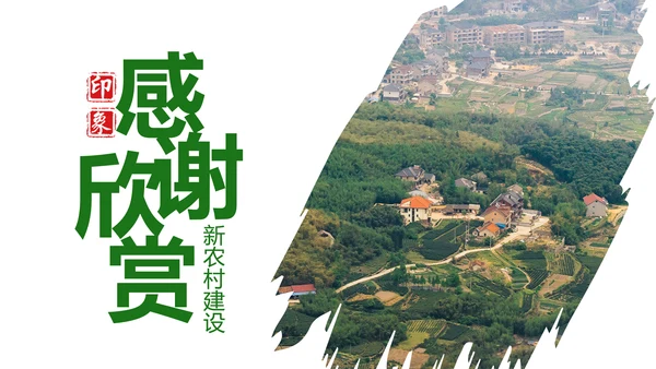 清新乡村旅游新农村建设乡村建设乡村旅游PPT模板