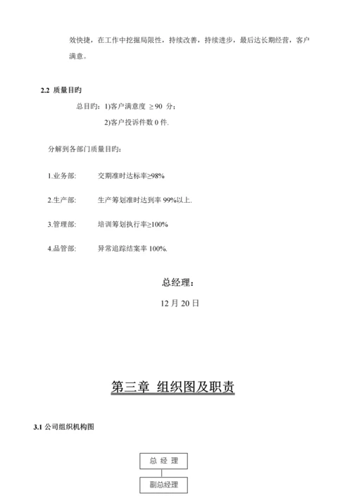 昆山织带五金工业公司质量管理标准手册.docx