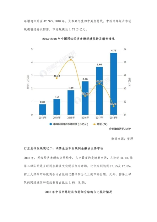 中国互联网行业市场分析电子商务交易规模增长乏力-网络游戏成熟稳定发展.docx