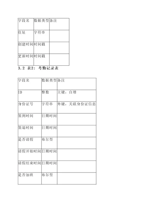 身份证考勤系统方案