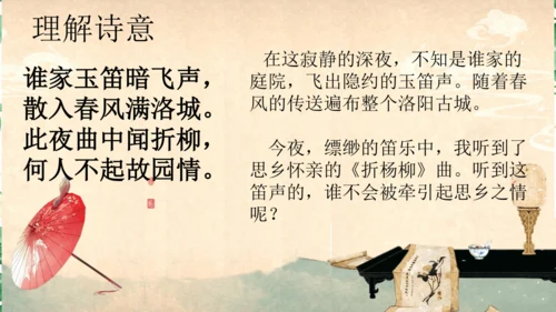 七下语文第三单元课外古诗词诵读  春夜洛城闻笛 课件
