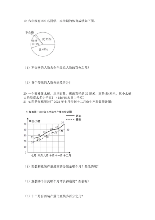 六年级小升初数学应用题50道及答案（网校专用）.docx