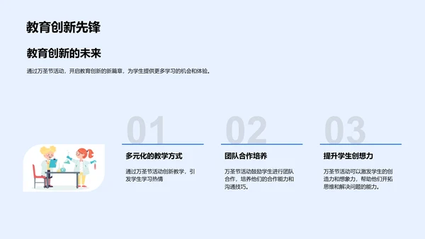 万圣节教学创新PPT模板