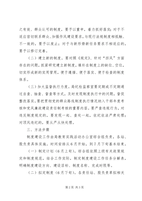 党的群众路线制度建设工作计划.docx