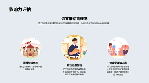 管理学毕业答辩PPT模板