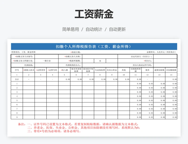 工资薪金