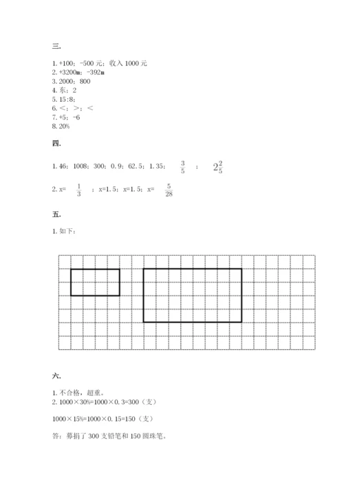 小升初数学综合练习试题精选答案.docx