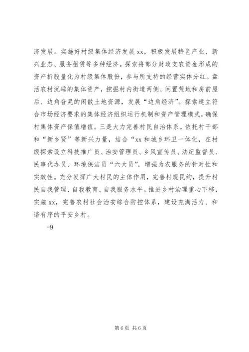 关于加快推进乡村振兴的调研与思考.docx