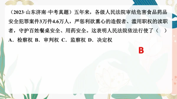 6.5 国家司法机关 课件(共25张PPT)