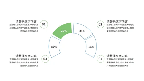 绿色扁平教学插画心理健康教育PPT模板