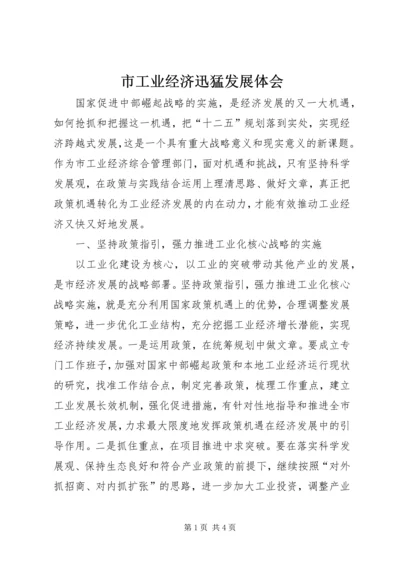 市工业经济迅猛发展体会.docx