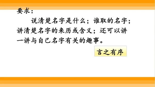 【同步课件】部编版语文三年级上册口语交际 ：名字里的故事   课件（1课时）