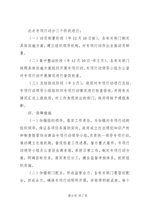 质监系统打击制售假冒伪劣商品方案.docx