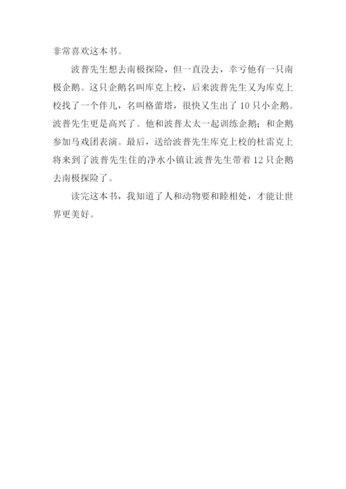 波普先生的企鹅读后感200字.docx