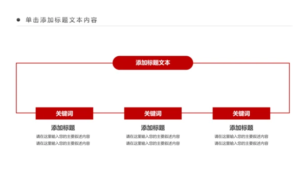 红色扁平化中国人民检察院工作汇报PPT模板