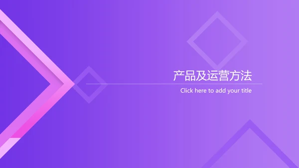 紫色渐变质感通用PPT商业计划书