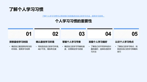 有效学习策略PPT模板