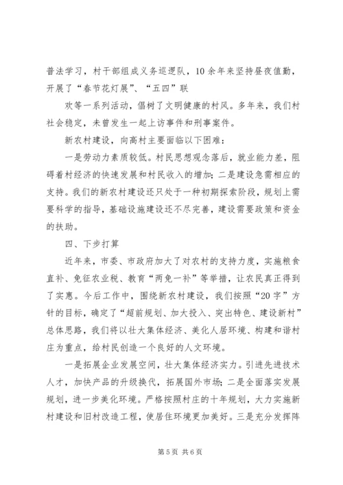 发展与稳定共谋建设社会主义新农村 (3).docx