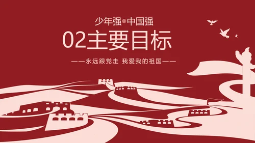强国有我爱国教育主题教育动态PPT