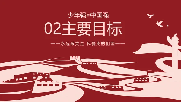 强国有我爱国教育主题教育动态PPT
