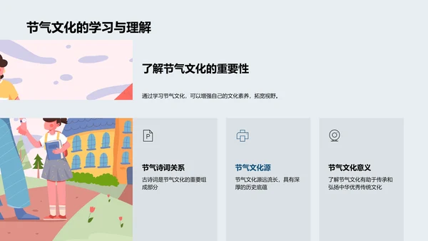 夏至诗词课堂PPT模板