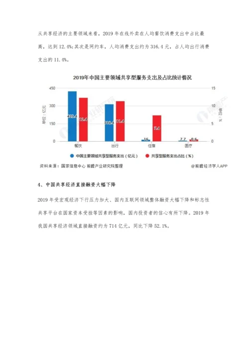 中国共享经济行业市场现状及发展趋势分析-成为服务业转型发展重要推动力.docx