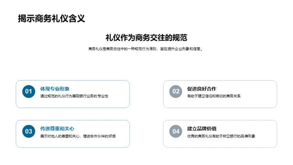 银行商务礼仪解析
