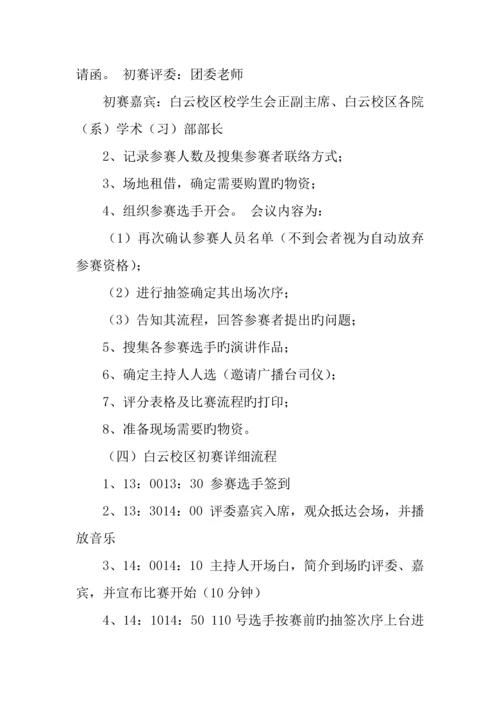 主题演讲比赛策划书范文两篇.docx