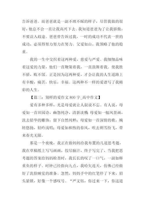 别样的爱作文.docx