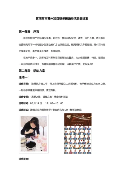 万科暖场活动专业方案.docx