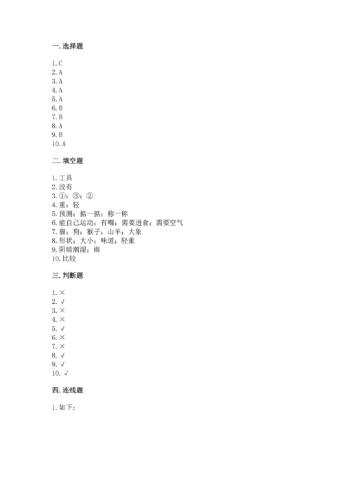 教科版一年级下册科学期末测试卷【名校卷】.docx