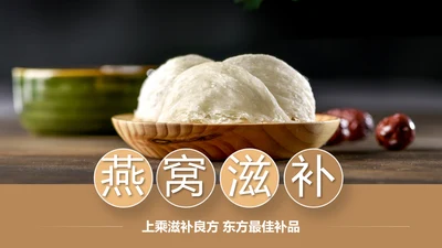 珍贵养生滋补养生燕窝动态PPT模板