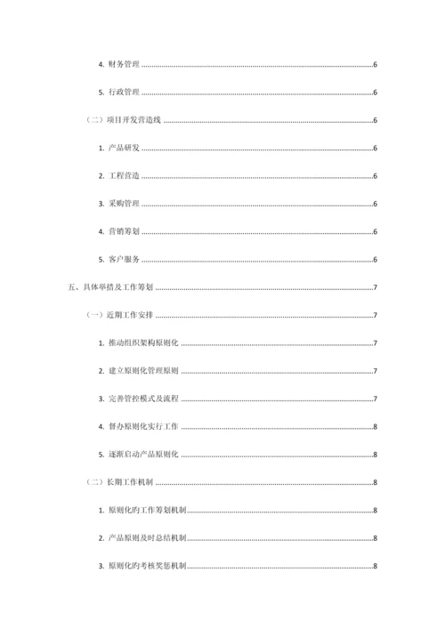 房产企业重点标准化建设重点规划.docx