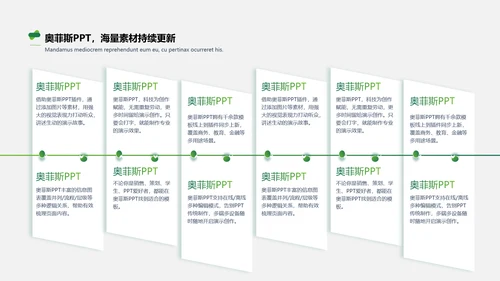 绿色简约社团活动PPT