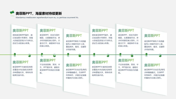 绿色简约社团活动PPT