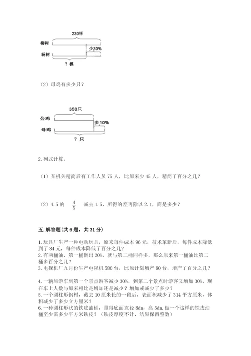 北京版六年级下册数学期中测试卷【综合卷】.docx