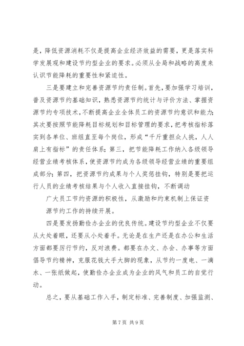 创建节约型企业动员大会发言 (4).docx