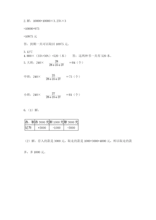 海南省【小升初】2023年小升初数学试卷精品（能力提升）.docx