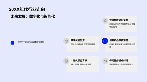 保险行业技术革新PPT模板